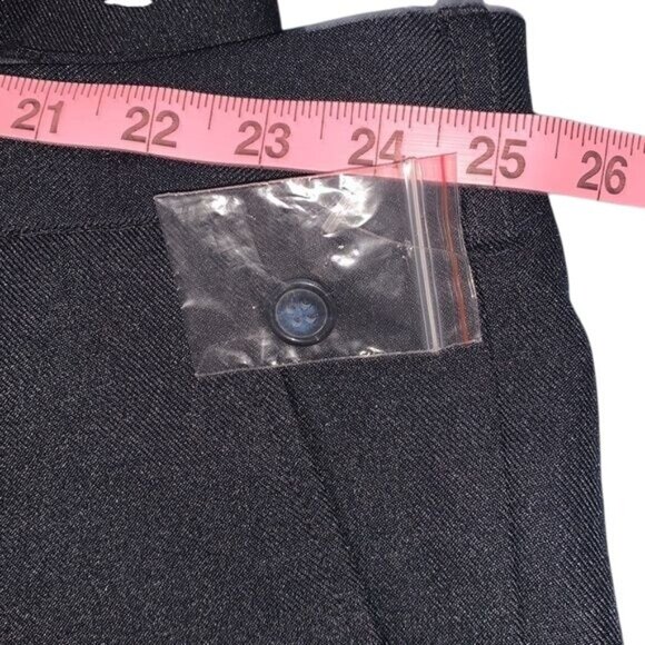 Kings Court Mens Navy Blue Pleated Dress Pants Size 52 Inseam 32.5 100% Polyeste - Picture 8 of 9
